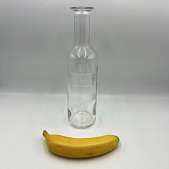 Luigi Bormioli Italy Optima Glass Wine Bottle Serving Flower Vase Water Carafe
