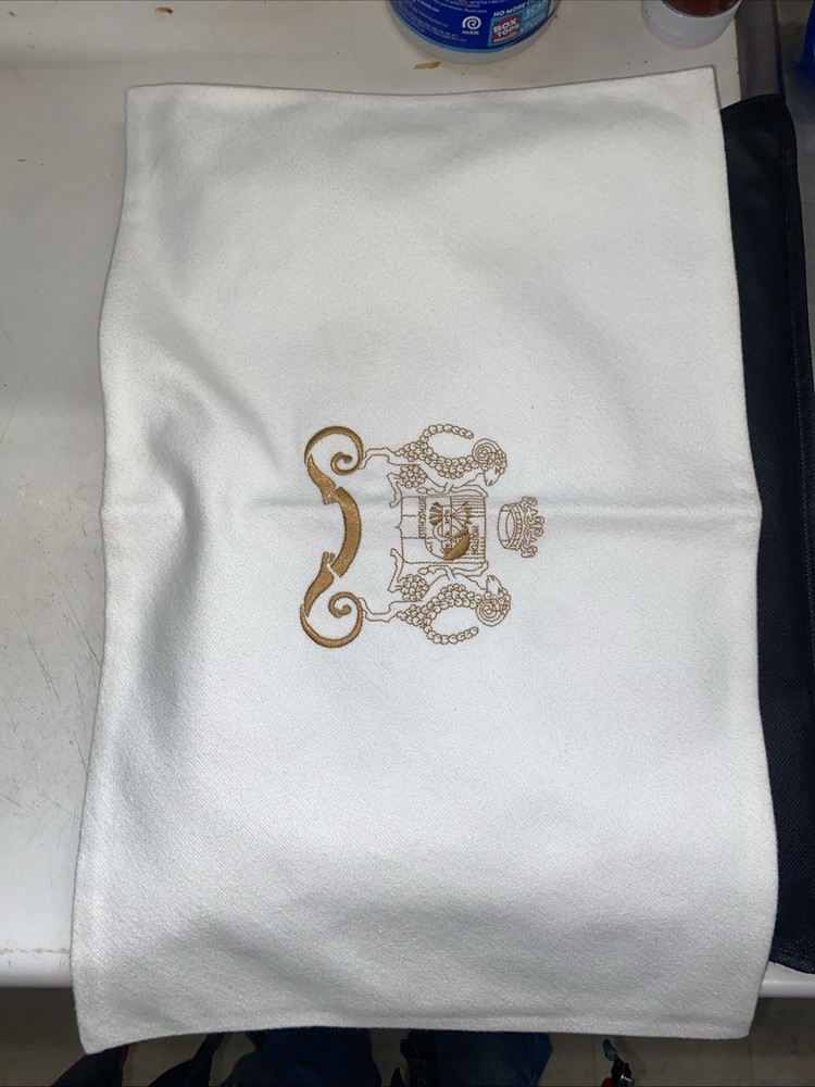 Chateau Mouton Rothschild Custom Embroidered Fabric Table Mat 13&Prime;X10&Prime;