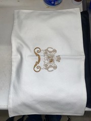 Chateau Mouton Rothschild Custom Embroidered Fabric Table Mat 13&Prime;X10&Prime;