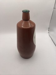 Lancers 1969 Vin Rose Brown Painted Glass Jug Portugal JM Da Fonseca Inter Empty