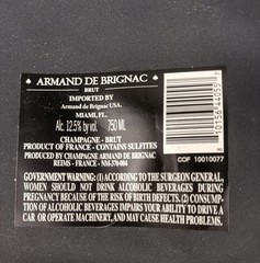 Armand de Brignac Ace Of Spades Brut Gold Champagne Box And Bag NO BOTTLE