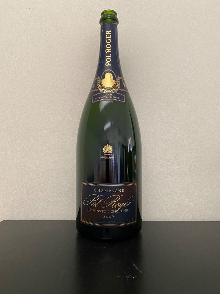 2006 Champagne Pol Roger Cuvée Sir Winston Churchill Champagne Empty 1.5L Bottle