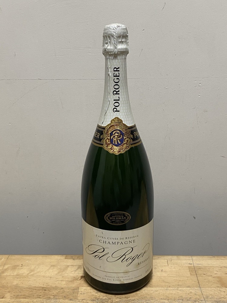 Antique Vintage 1849 Pol Roger Champagne Bottle Epernay France Empty But Sealed
