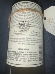 DeLille Cellars D2 2018 ReBottle Wine Bottle Candle 18oz New NOS