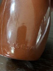 Vintage Bottle J.M. da Fonseca Lisboa Lancers SUCRS Brown glass 12oz 1960&rsquo;s
