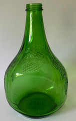 Vintage MARGO WINE COMPANY Philadelphia PA GREEN Half Gallon Bottle DURAGLASS
