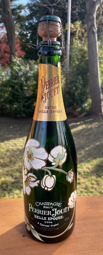 Vintage 1996 Perrier Jouët Belle Epoque Empty Champagne Bottle