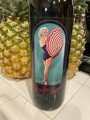 marilyn monroe wine bottle 1990 Empty Bottle