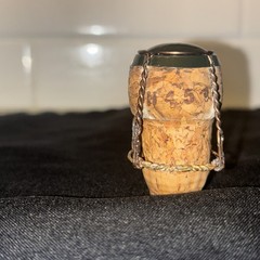 Vintage 2013 Empty dom perignon Brut Cork, NO Bottle Just Cork , 750 ML