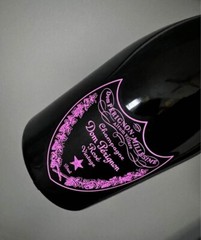 3 Emoty Dom Perignon Rose Champagne Bottle 3 Different Size 3lt , 15lt , 750 ML