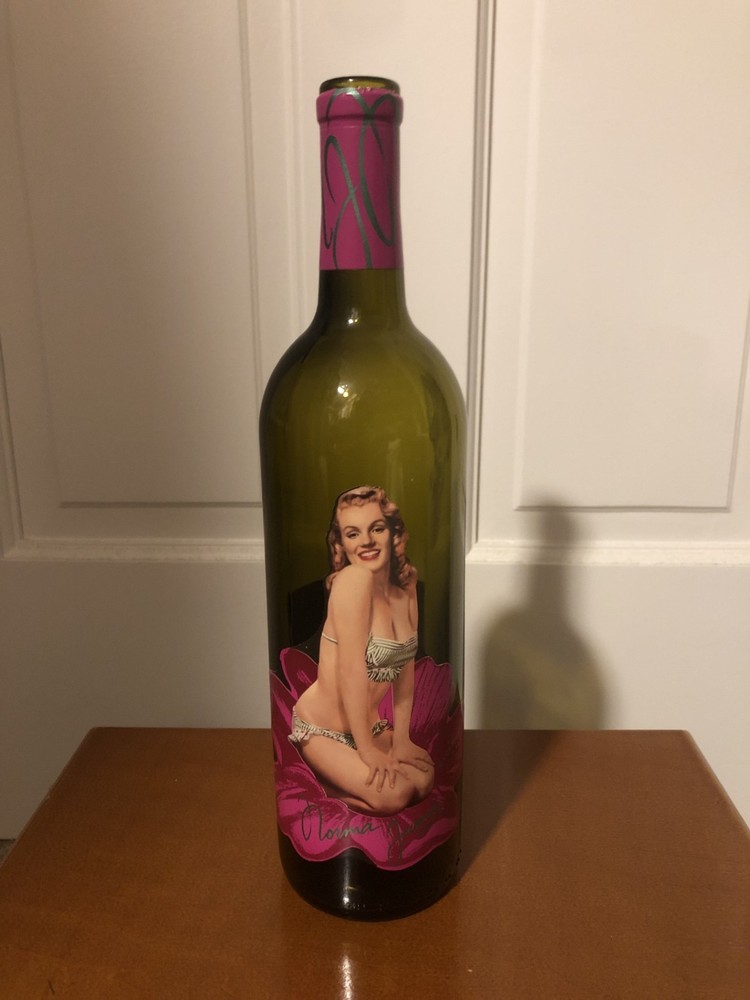 Norma Jean (Marilyn Monroe) 2005 Merlot Empty Bottle, Excellent Condition