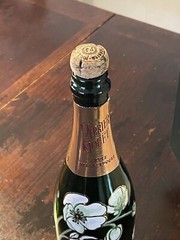 1996 Perrier-Jouet Belle Epoque Fleur de Champagne Empty Bottle Gift Bx 2 Flutes