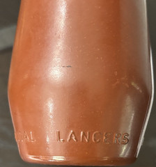 Vintage Wine Bottle Portugal J.M. da Fonseca Lancers Brown glass 12oz 1960&rsquo;s