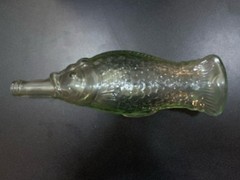 Vintage CEVIN Glass Fish Bottle 75CL3 Chianti Wine Bottle Decanter 13.5&Prime; Tall