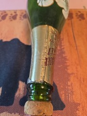 Vintage 1976 « Empty » Perrier Jouet Epernay-france Bottle With Cork..