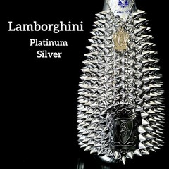 Lamborghini Studs Decoration Empty Bottle Color Platinum Silver Togemand
