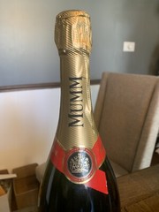 Giant EMPTY SEALED DISPLAY G.M. MUMM Champagne Bottle