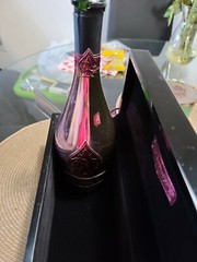 EMPTY ACE OF SPADES ROSE(ARMAND DE BRIGNAC)750ML EMPTY CHAMPAGNE BOTTLE WITH BOX