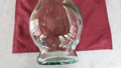 ITALIAN ART GLASS WINE BOTTLE DECORATION 22&Prime;H X 4-3/4&Prime; DIA. MARKED SVE A 3LT