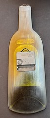2003 Margot Wine Bottle PRESSED GLASS WINE BOTTLE CLOCK Wall Art