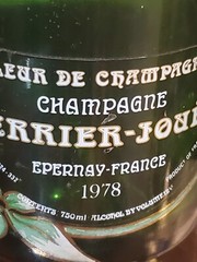 Vintage Perrier-Jouet Fleur De Champagne Bottles~1978&1979~Hand Painted Flowers~