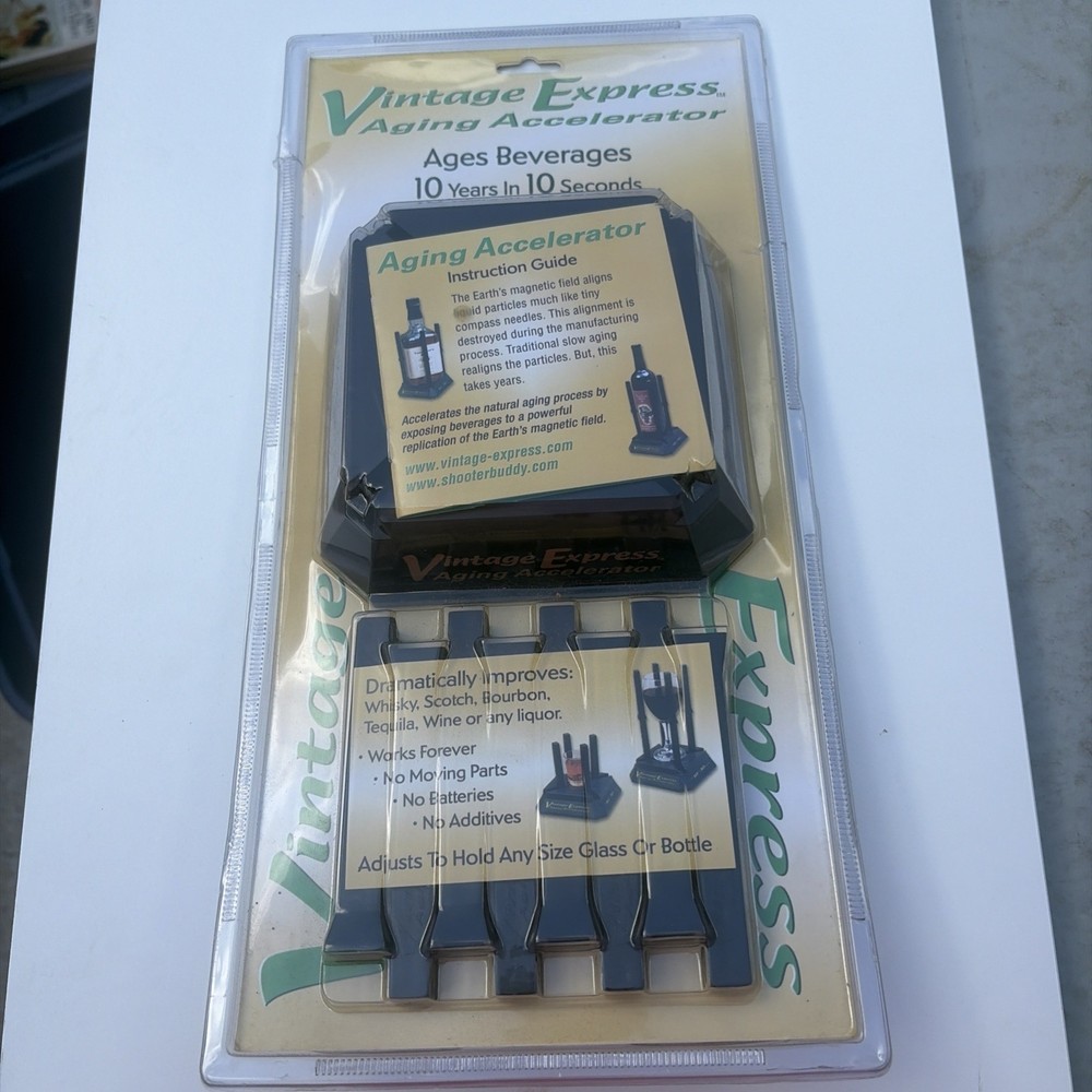 New Vintage Express Aging Accelerator For Whiskey & Wine NEW IN PACKAGE