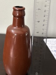 Vintage Bottle J.M. da Fonseca Lisboa Lancers SUCRS Brown glass 12oz 1960&rsquo;s
