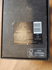 Empty Vintage 2009 Dom Perignon Champagne Bottle & Box Moet et Chandon a Epernay