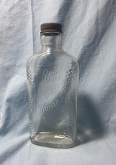 Vintage 1/2 Pint Wine Bottle CAR CAL WINERY Greensboro NC Embossed