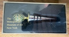 Metropolitan Museum of Art MMA Faberge Green Enamel Egg Wine Bottle Stopper New
