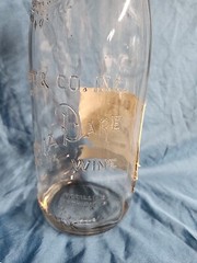 RARE Vtg Pre-prohibition Garrett & Co. Inc. Virginia Dare 14¾ » Tall Wine bottle