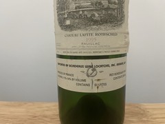 EMPTY 1995 Chateau Lafite Rothschild Pauillac Bordeaux Bottle