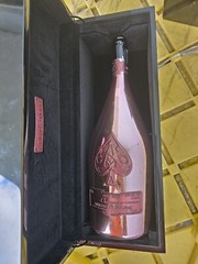 2 EMPTY ACE OF SPADES GOLD(ARMAND DE BRIGNAC)1.5 LT MAGNUM BOTTLE WITH BOX Rose