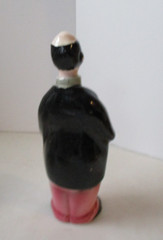 1950&rsquo;s Vintage Waiter Brandy Whiskey Decanter Ceramic