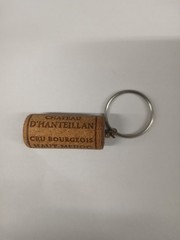 CHATEAU D&rsquo;HANTEILLAN CRU BOURGEOIS HAUT-MEDOC Bottle Cork Keychain 2014