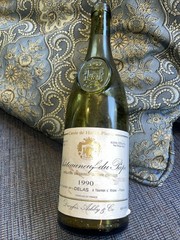 Châteauneuf Du Pape Wine bottle ( Empty ) 1990