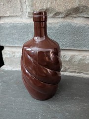VINTAGE EMPTY MATEUS SPIRAL CARBONATED ROSE WINE BOTTLE 1 PINT OPORTO PORTUGAL