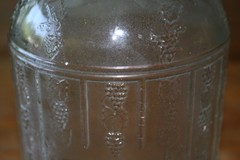 Embossed Vintage Monarch One Quart Wine Bottle
