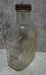 Vintage Berrycup Wines 2/5 Pint Glass Wine Bottle Yonkers, New York