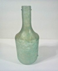Mogen David Green Satin 1 Qt. Wine Bottle Screw Top No Lid MCM Collectible