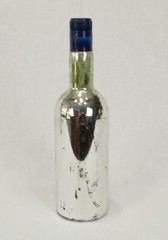 1960&rsquo;s Spain Ponche Caballero Brandy liquor Mirror Glass bottle partial label