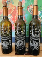 Cline Family Cellars 3 Empty Zinfandel Bottles 2020-2021