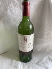 Grand Vin de Chateau Latour Pauillac 1981 Empty French Wine Bottle~Rare (WA4812)