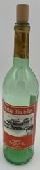 Lot of 4 Empty 750ml Wine Bottles Heritage Wine Cellars Colored Glass w/Corks