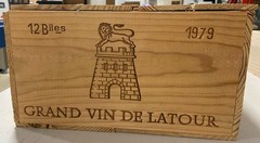 1979 Chateau Latour Original Wooden Case