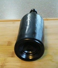 Antique/Vintage Heavy Brown Glass Wine Bottle – Blown Glass Bubble Bottom