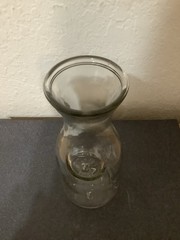 Vintage Paul Masson Clear Glass Wine Carafe Since 1852 Decanter Pitcher