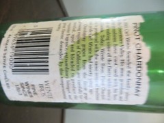 WENTE BROS 1979 VINTAGE CAL..PINOT CHARDONNAY GREEN BOTTLE FINE WINE SINCE 1883