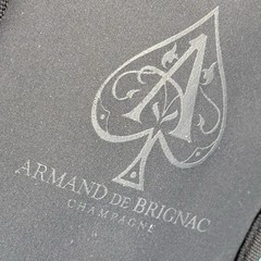 Armand De Brignac Ace of Spades Champagne Black Lacquered Case Box & Sleeve