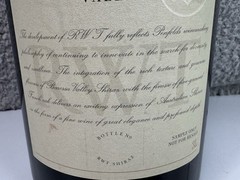 Penfolds RWT Shiraz Double Magnum 3 Liter Empty Prop Glass Wine Bottle Sealed